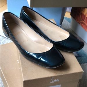 Christian Louboutin Ballerina Flat Meta Patent 39